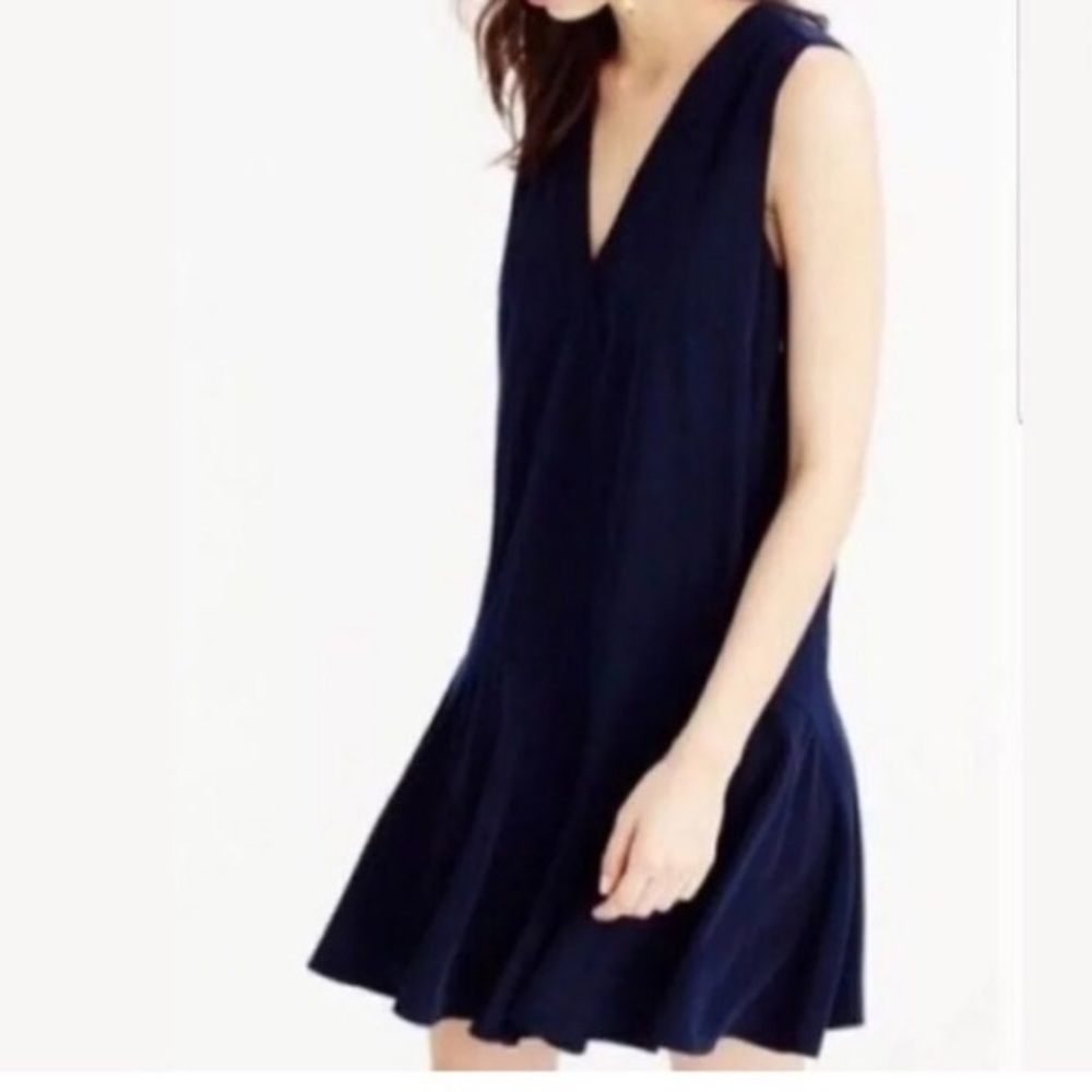 J. Crew Navy Sleeveless Dress